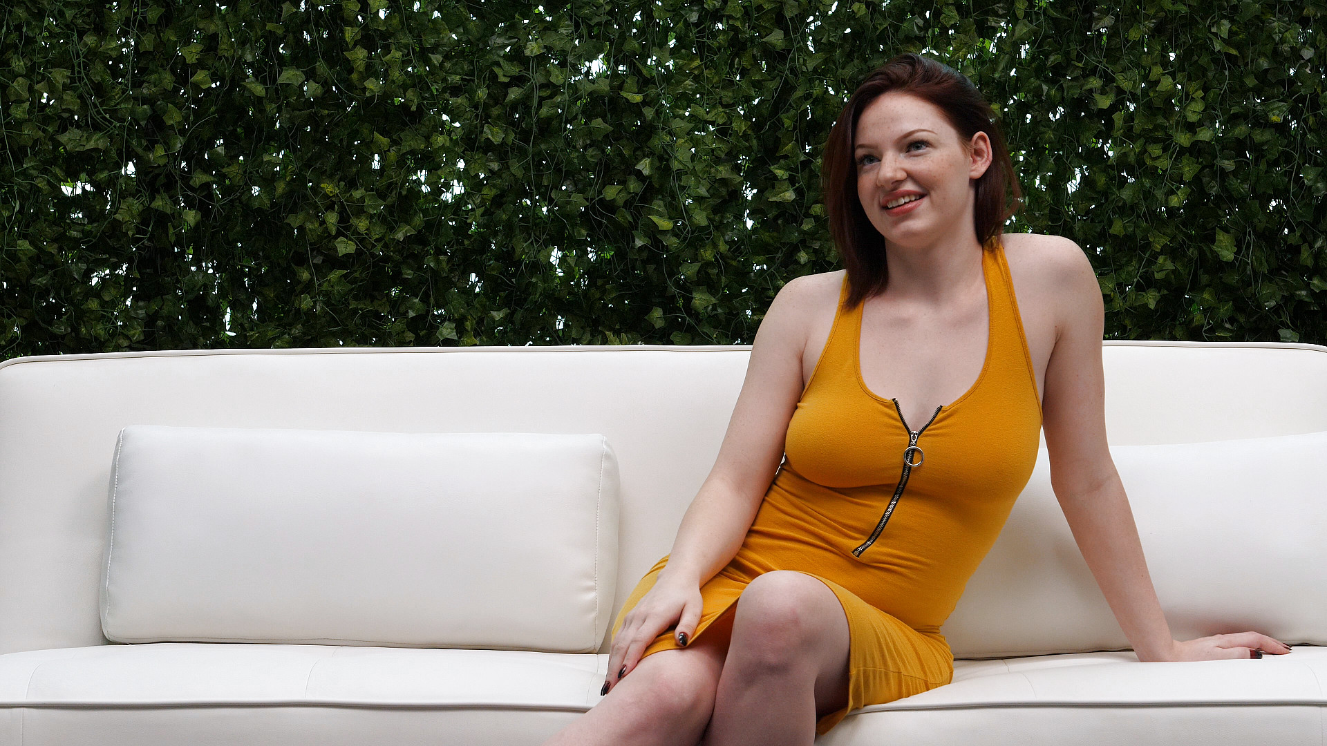 Natural Busty Redhead