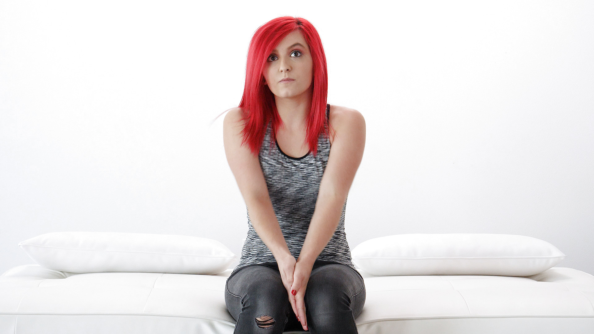 Petite Girl Does BBC Anal!