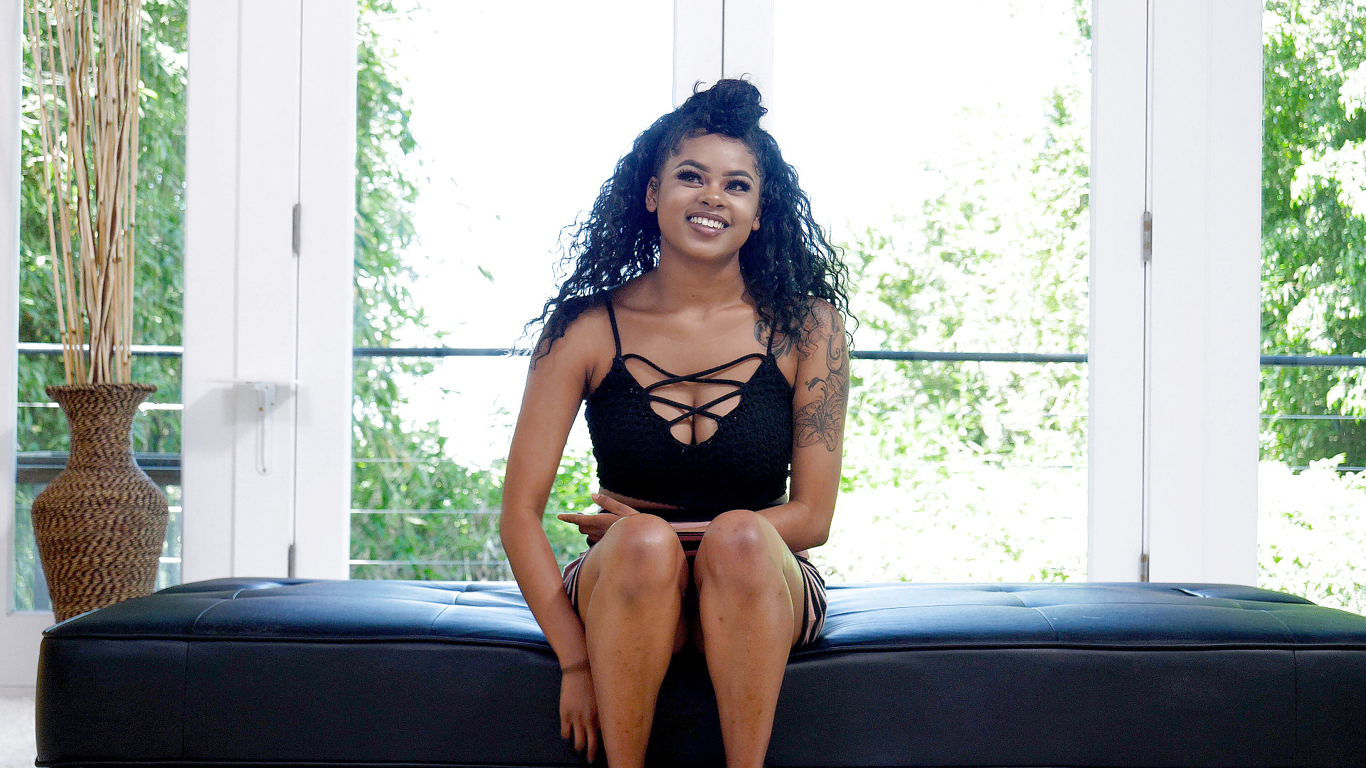 Sexy Black Calendar Girl